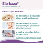 Elo-base, cremă de ungere intensivă, piele foarte uscată, sensibilă și alergică, 75 g