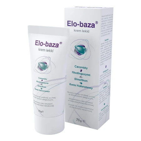 Elo-base, crème légère, peaux très sensibles et sèches, 75 g