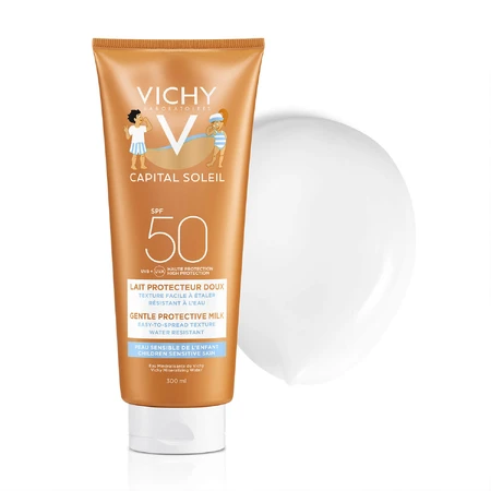 Vichy Idéal Soleil, lait protecteur pour enfants, SPF 50+, 300 ml