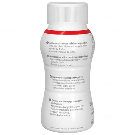 Resource Junior, preparación nutricional para mayores de 1 año, sabor vainilla, 4 x 200 ml