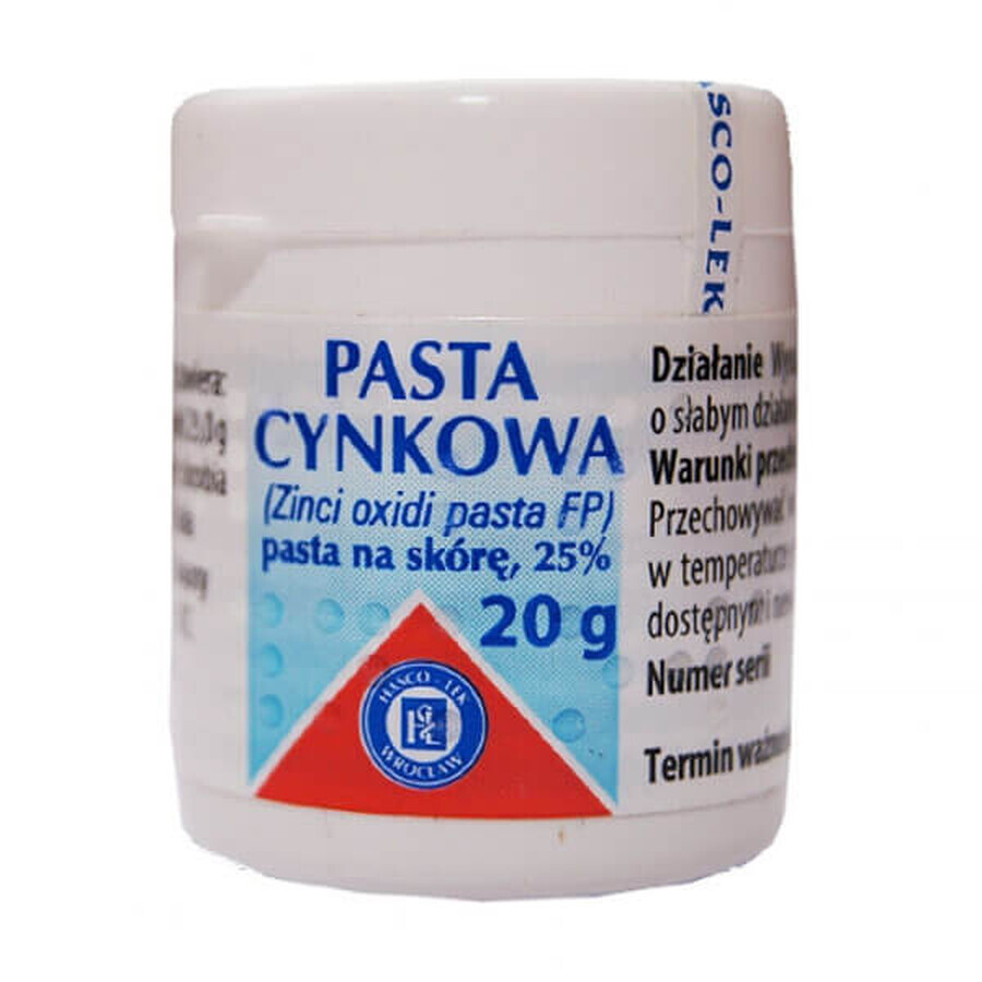 Buy Zinc paste 25%, skin paste, 20 g Zinc paste 25%, skin paste, 20 g