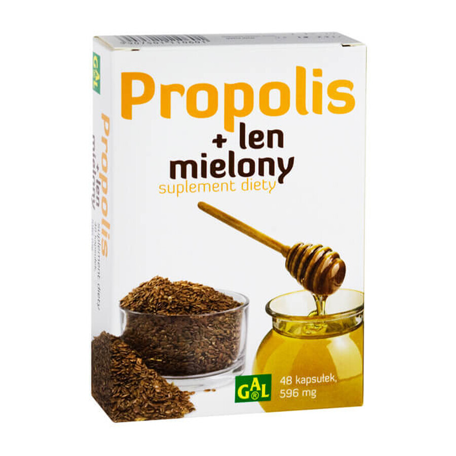 Buy GAL Propolis + ground flax, 48 capsules GAL Propolis + ground flax, 48 capsules