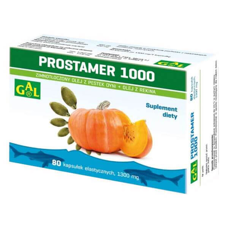 Boutique GAL Prostamer 1000, 80 gélules souples GAL Prostamer 1000, 80 gélules souples