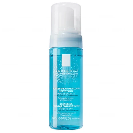 La Roche-Posay Toleriane, espuma limpiadora facial con pH fisiológico, piel sensible, 150 ml