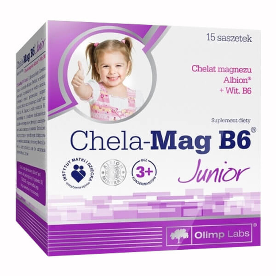 Comprar Olimp Chela-Mag B6 Junior, para niños mayores de 3 años, 5 gx 15 sobres Olimp Chela-Mag B6 Junior, para niños mayores de 3 años, 5 gx 15 sobres