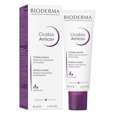 Bioderma Cicabio Arnica+, herstellende crème bij kneuzingen, zwellingen en bloeduitstortingen, 40 ml