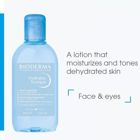 Bioderma Hydrabio Tonique, hydraterende tonic, vochtarme en gevoelige huid, 250 ml