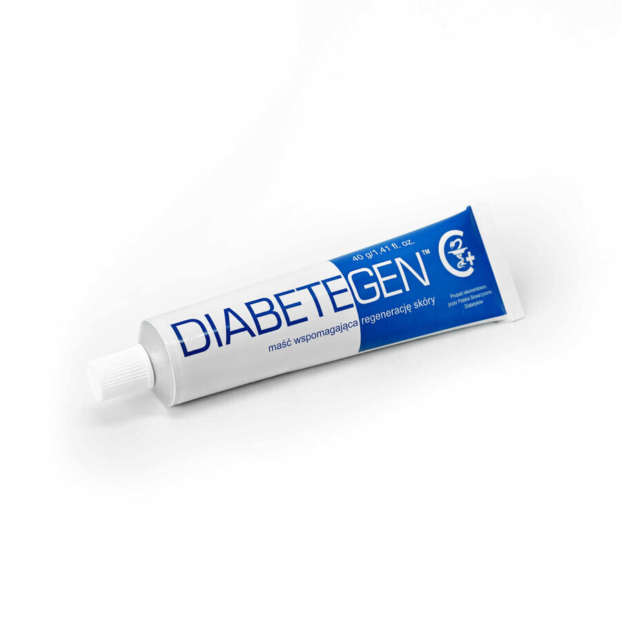 Diabetegen, ointment for promoting tissue regeneration, 40 g Diabetegen, ointment for promoting tissue regeneration, 40 g