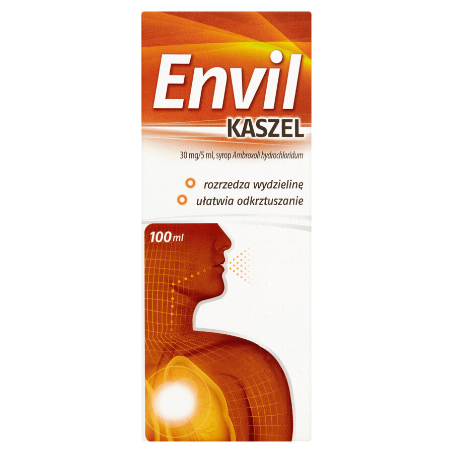 Envil cough 30 mg/ 5 ml, syrup, 100 ml