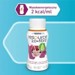 Resource 2.0 + Fibre, suplemento nutricional, sabor a frutos del bosque, 4 x 200 ml
