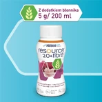 Resource 2.0 + Fibre, suplemento nutricional, sabor a frutos del bosque, 4 x 200 ml