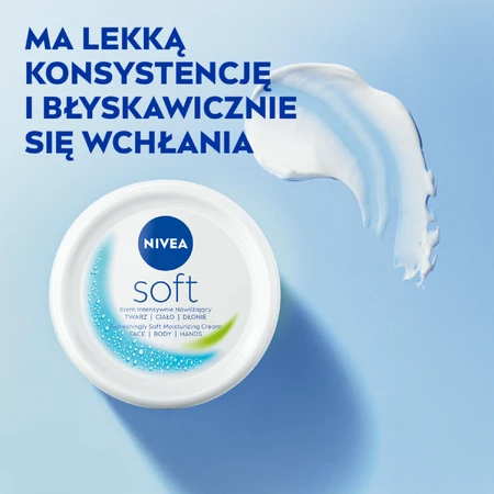 Nivea Soft, intensiv feuchtigkeitsspendende Creme, 200 ml