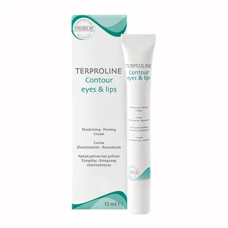 Synchroline Terproline Contour Eyes &amp; Lips, elastifizierende Creme für die Augen- und Lippenpartie, 15 ml