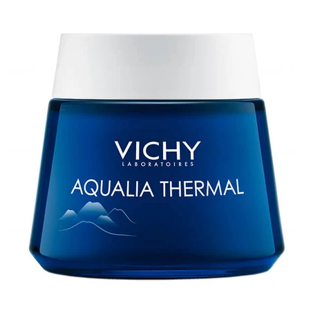 Vichy Aqualia Thermal, hydraterende en herstellende nachtgelcrème, Night Spa, 75 ml