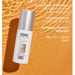 Isdin Fusion Water Age Repair zonbeschermingsvloeistof voor gezicht met SPF 50, 50 ml