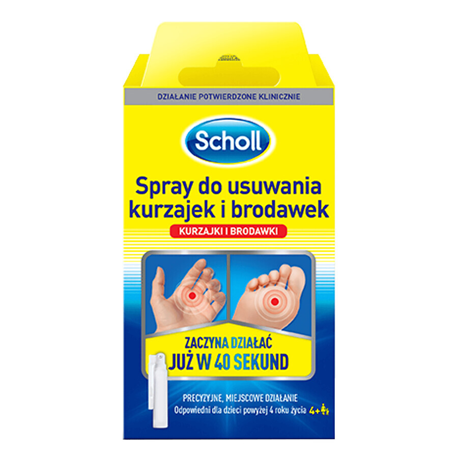 Comprar Scholl, spray para eliminar verrugas y verrugas para niños mayores de 4 años y adultos, 80 ml Scholl, spray para eliminar verrugas y verrugas para niños mayores de 4 años y adultos, 80 ml