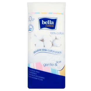 Bella Cotton, cotton pads, square, 50 pcs