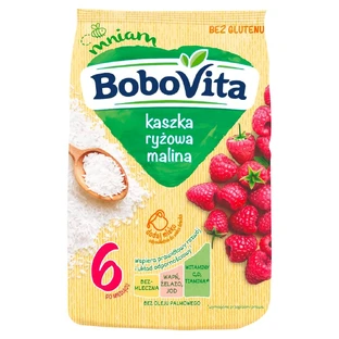 BoboVita Papilla Arroz Frambuesa 6 meses+, 180 g