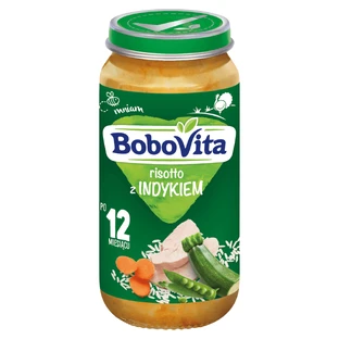 BoboVita Lunch, turkey risotto, after 12 months, 250 g