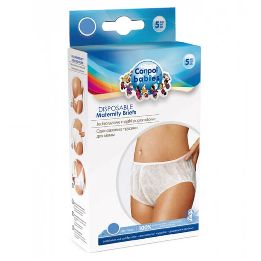 Shop Canpol, postpartale Slips, Einweg, Größe XL, 5 Stück Canpol, postpartale Slips, Einweg, Größe XL, 5 Stück