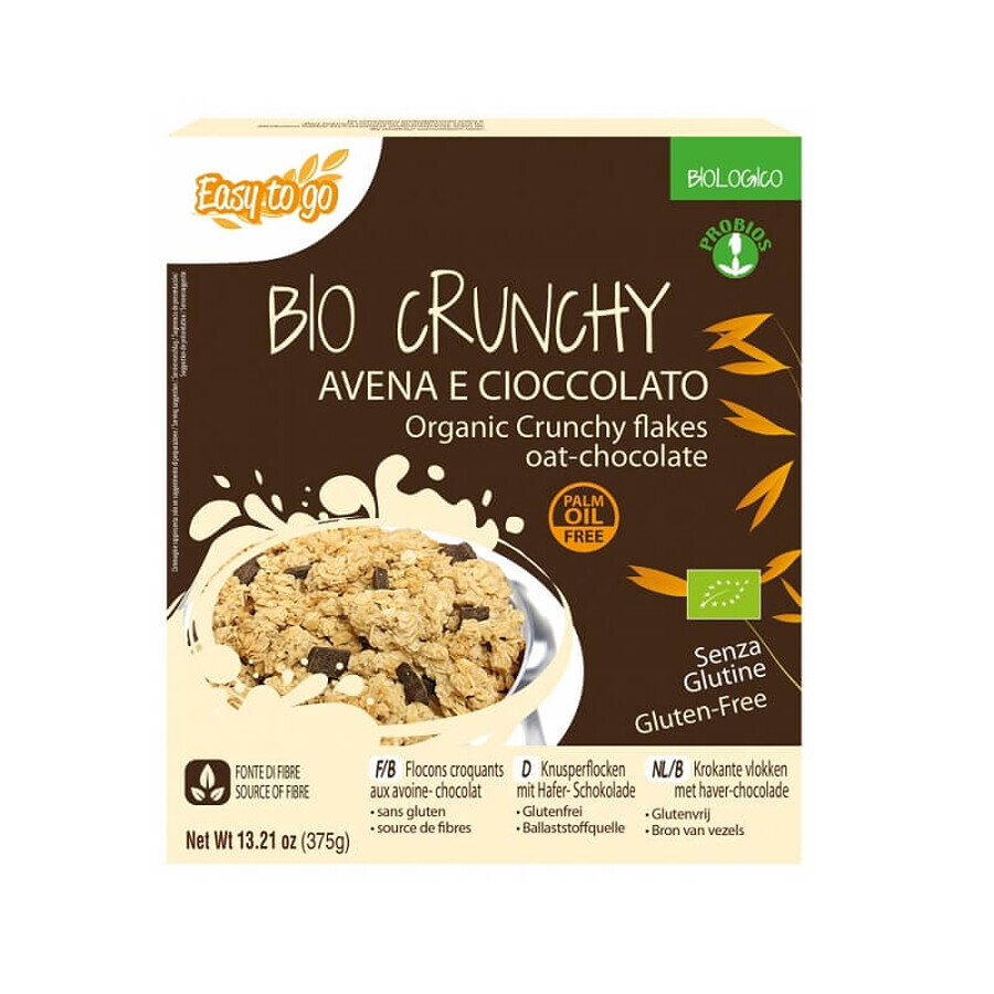 Winkel op Biologische krokante havervlokken met glutenvrije chocolade, 375 gram, Probios Biologische krokante havervlokken met glutenvrije chocolade, 375 gram, Probios