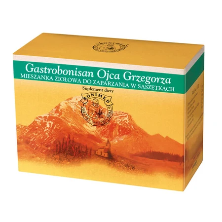 Pater Gregory's Gastrobonisan, Kräutermischung zum Brühen, 4 g x 25 Tütchen