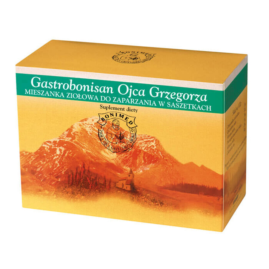 Gastrobonisan del Padre Grzegorz, mezcla de hierbas para infusión, 4 gx 25 sobres