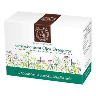 Pater Gregory's Gastrobonisan, Kräutermischung zum Brühen, 4 g x 25 Tütchen