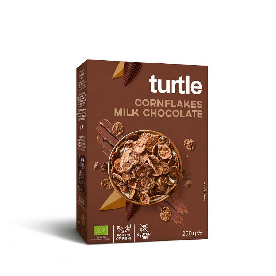 Buy Eco cornflakes coated in milk chocolate, 250 grams, Turtle SPRL Eco cornflakes coated in milk chocolate, 250 grams, Turtle SPRL
