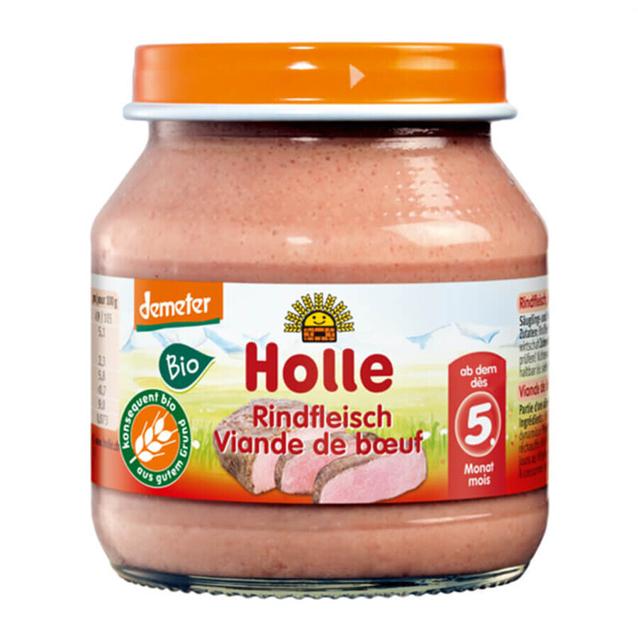 Buy Holle, Bio dish, pure beef, shaved, after 5 months, 125 g Holle, Bio dish, pure beef, shaved, after 5 months, 125 g