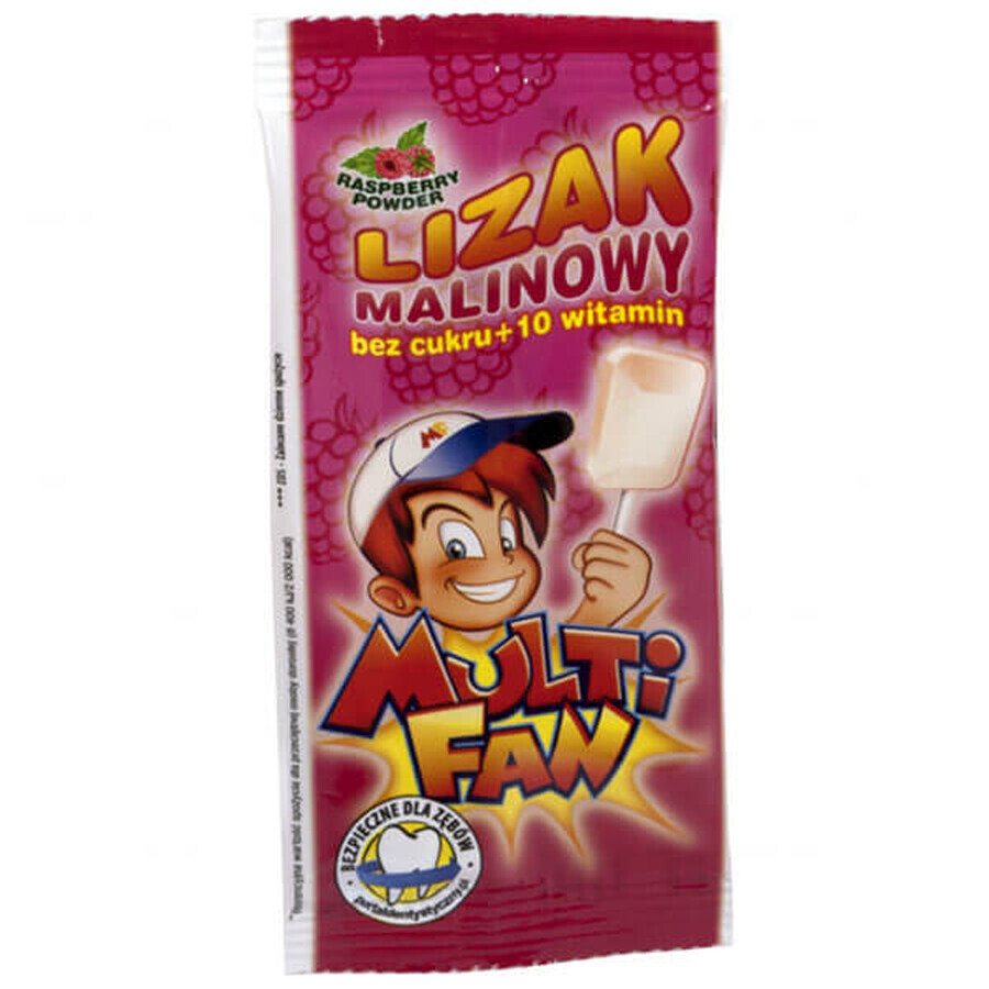 Acquista Multifan, lecca-lecca in polvere, gusto lampone, senza zucchero, 1 pezzo Multifan, lecca-lecca in polvere, gusto lampone, senza zucchero, 1 pezzo