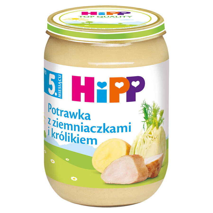 Buy HiPP Bio dish, potato and rabbit food, after 5 months, 190 g HiPP Bio dish, potato and rabbit food, after 5 months, 190 g