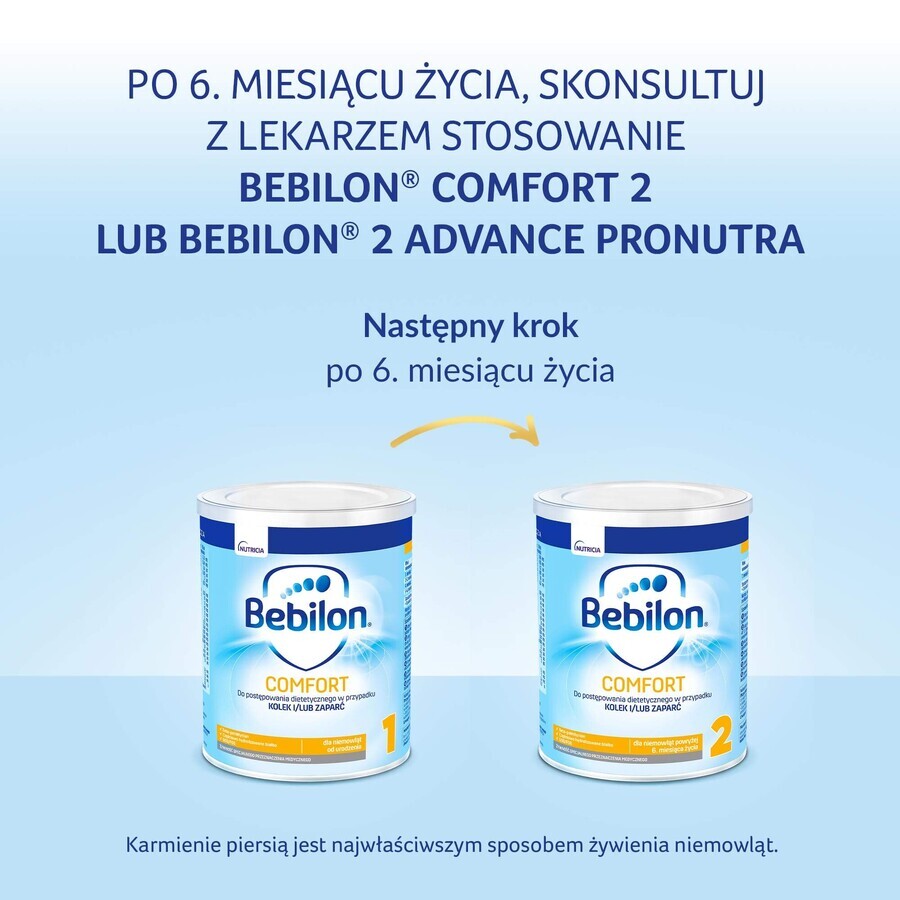 Bebilon Comfort 1, for infants in case of colic and constipation, from birth, 400 g