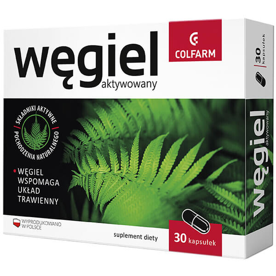 Buy Activated carbon, 30 capsules Activated carbon, 30 capsules
