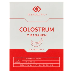 Genactiv Colostrum with banana, powder, 1 gx 30 sachets