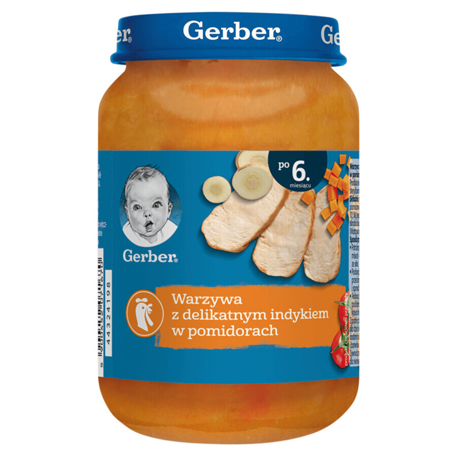 Shop Gerber Lunch, zarte Pute in Tomate, ab 6 Monaten, 190 g Gerber Lunch, zarte Pute in Tomate, ab 6 Monaten, 190 g
