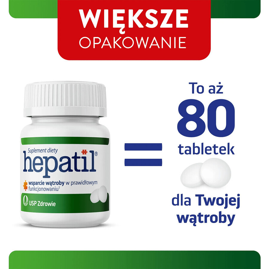 Hepatil, 80 tabletten