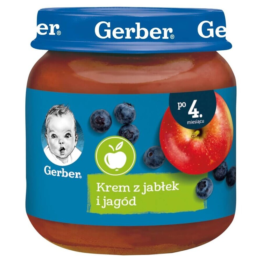 Acquista Gerber, Dessert, crema di mele e frutti di bosco, dopo 4 mesi, 125 g Gerber, Dessert, crema di mele e frutti di bosco, dopo 4 mesi, 125 g