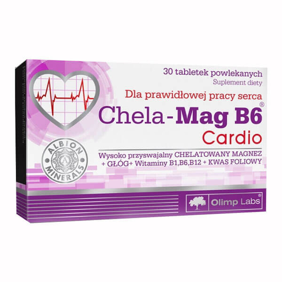 Buy Olimp Chela-Mag B6 Cardio, 30 tablets Olimp Chela-Mag B6 Cardio, 30 tablets