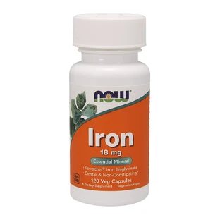 Now Foods Hierro 18 mg, hierro, 120 cápsulas