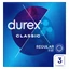 Durex Classic, glatte klassische Kondome, 3 Stück
