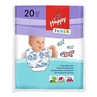 Bella Baby, disposable bibs, Happy Lunch, 20 pcs