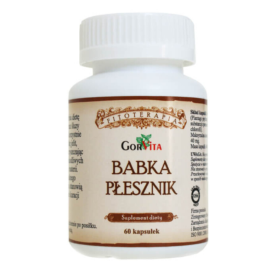 Acquista GorVita Semi di psillio, 60 capsule GorVita Semi di psillio, 60 capsule