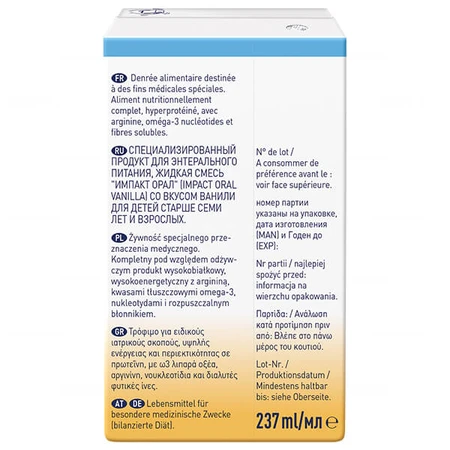Impact Oral, voedingspreparaat, vanillesmaak, 3 x 237 ml