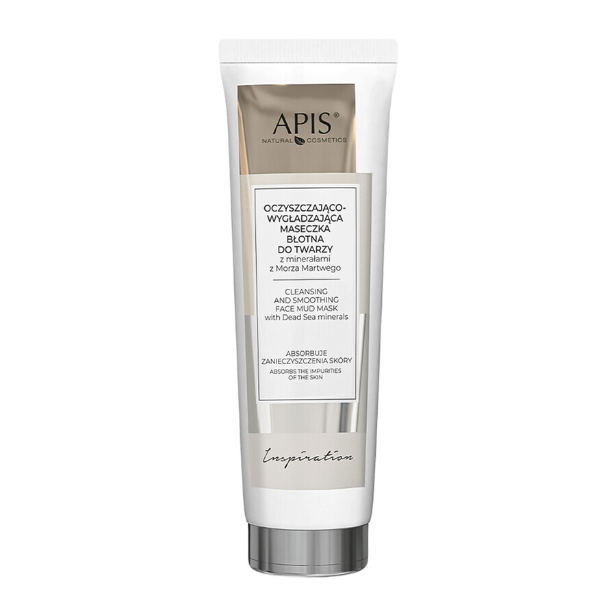 Cumpără Apis Inspiration Dead Sea Mud, mască de față purificatoare și netezitoare, 100 ml Apis Inspiration Dead Sea Mud, mască de față purificatoare și netezitoare, 100 ml