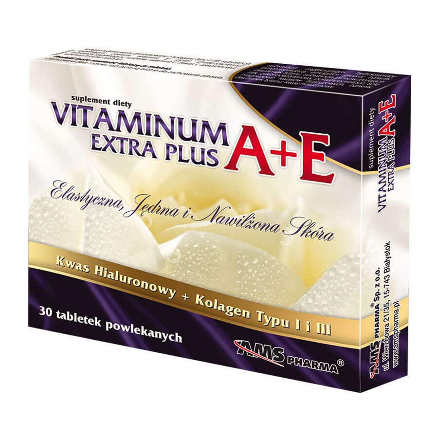 Buy Vitaminum A+E Extra Plus, 30 tablets Vitaminum A+E Extra Plus, 30 tablets