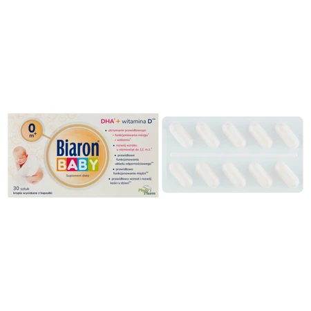 Bioaron Baby 0m+, voor baby's vanaf de geboorte, 30 draaibare capsules