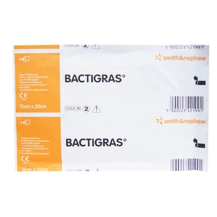 Bactigras, apósito de parafina, estéril, 15 cm x 20 cm, 1 pieza