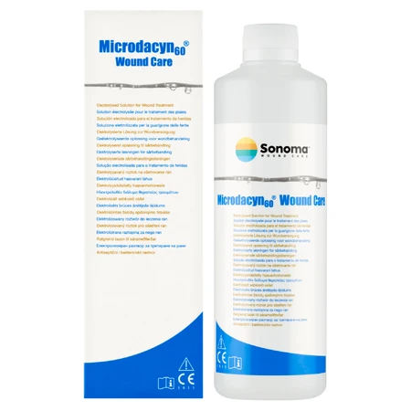 Microdacyn 60 Wound Care, elektrolytische Wundpflege-Lösung, 500 ml