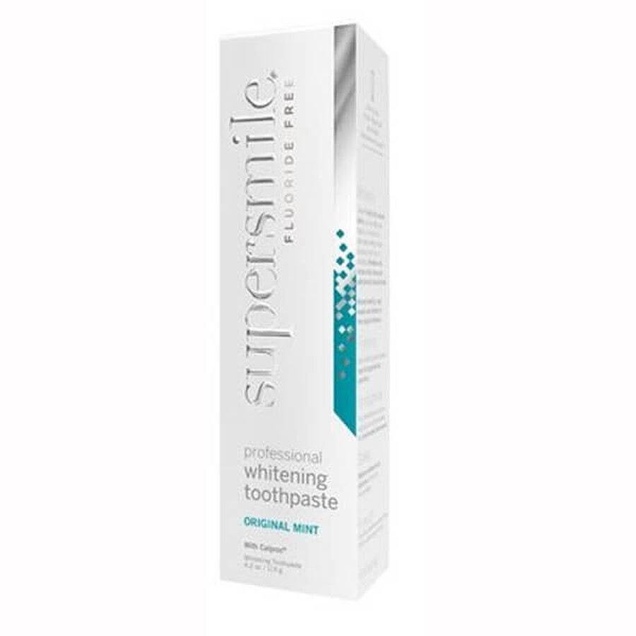 Supersmile whitening toothpaste, Original Mint, fluoride-free, 119 g